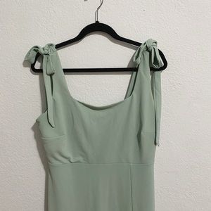 Birdy Grey alex convertible dress crepe sage size 2 XL